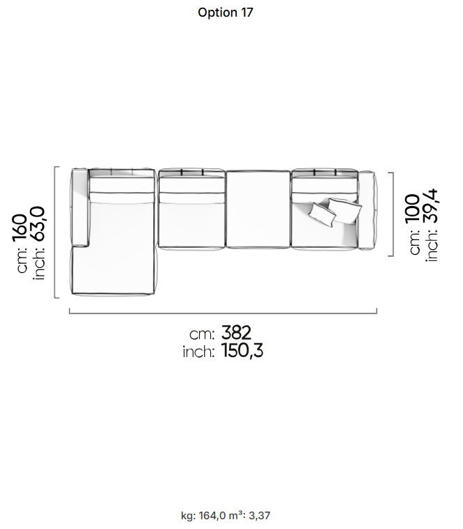 75 готови конфигурации на модулен разтегателен диван «Air Cavalli Relax»