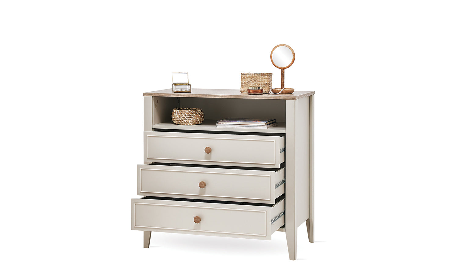 Скрин «Rio» с три чекмеджета, размер 90х90х49см