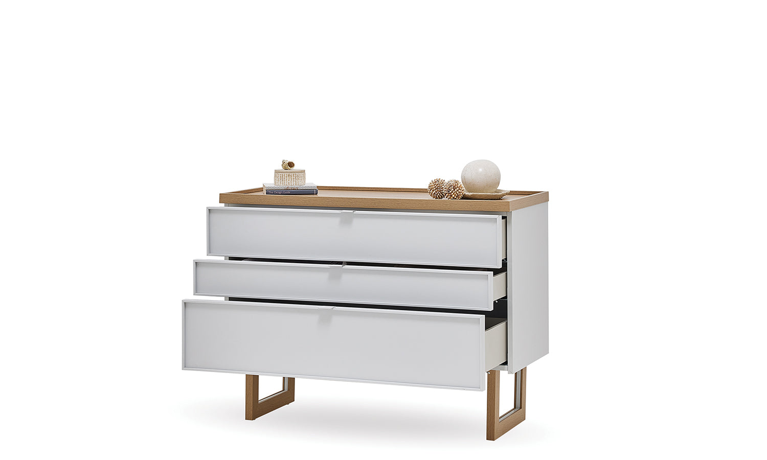 Скрин «Puerta» с три чекмеджета, размер 113х86х49см