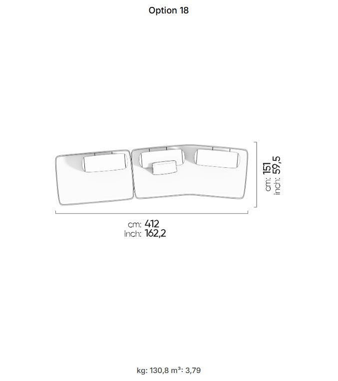 40 готови конфигурации на модулен разтегателен диван «Bon Bon Linea»