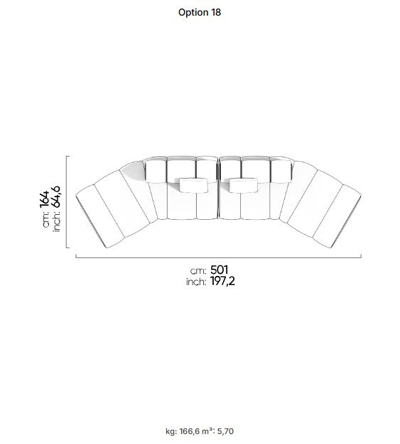 50 готови конфигурации на модулен разтегателен диван «Orion»