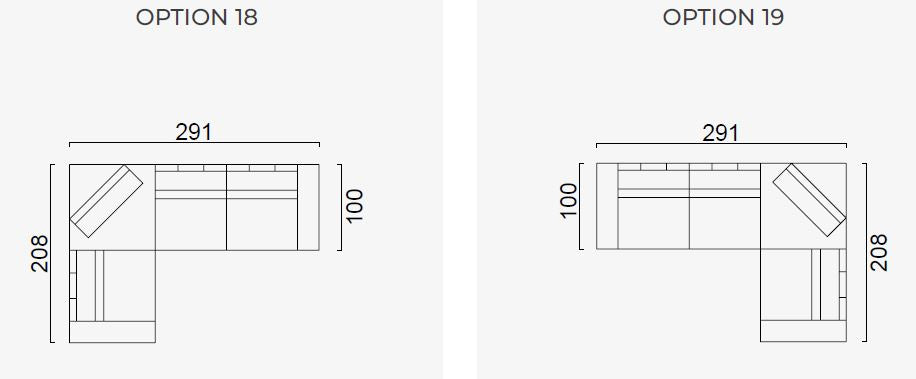 68 готови конфигурации на модулен разтегателен диван «Air Cavalli Relax»