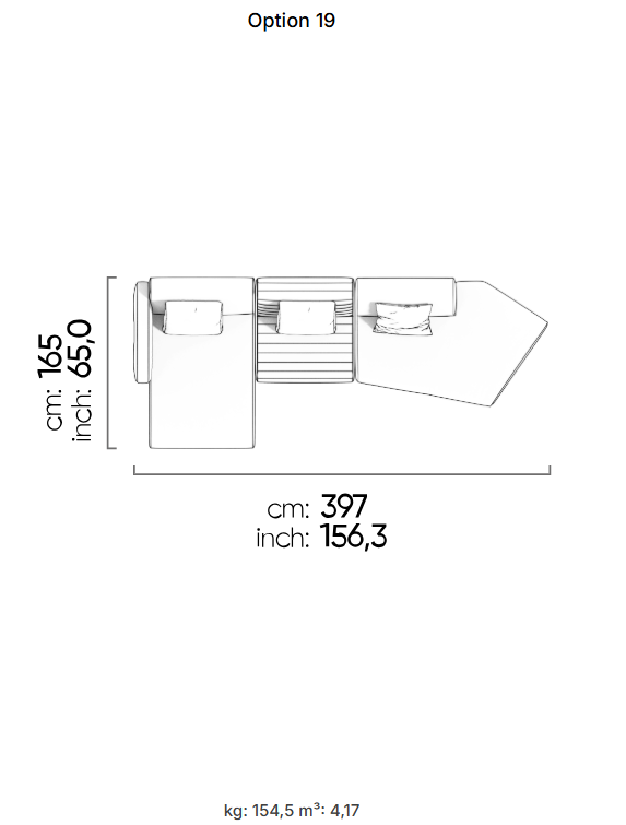 69 готови конфигурации на модулен диван «Heritage»