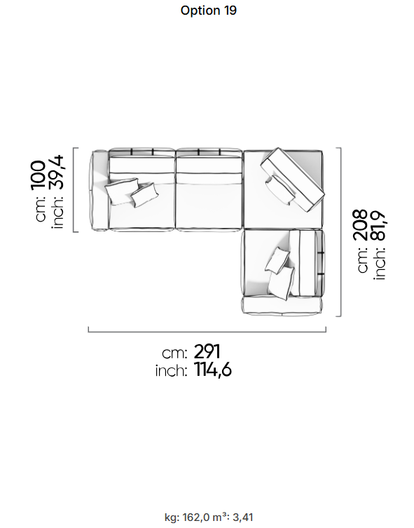 75 готови конфигурации на модулен разтегателен диван «Air Cavalli Relax»