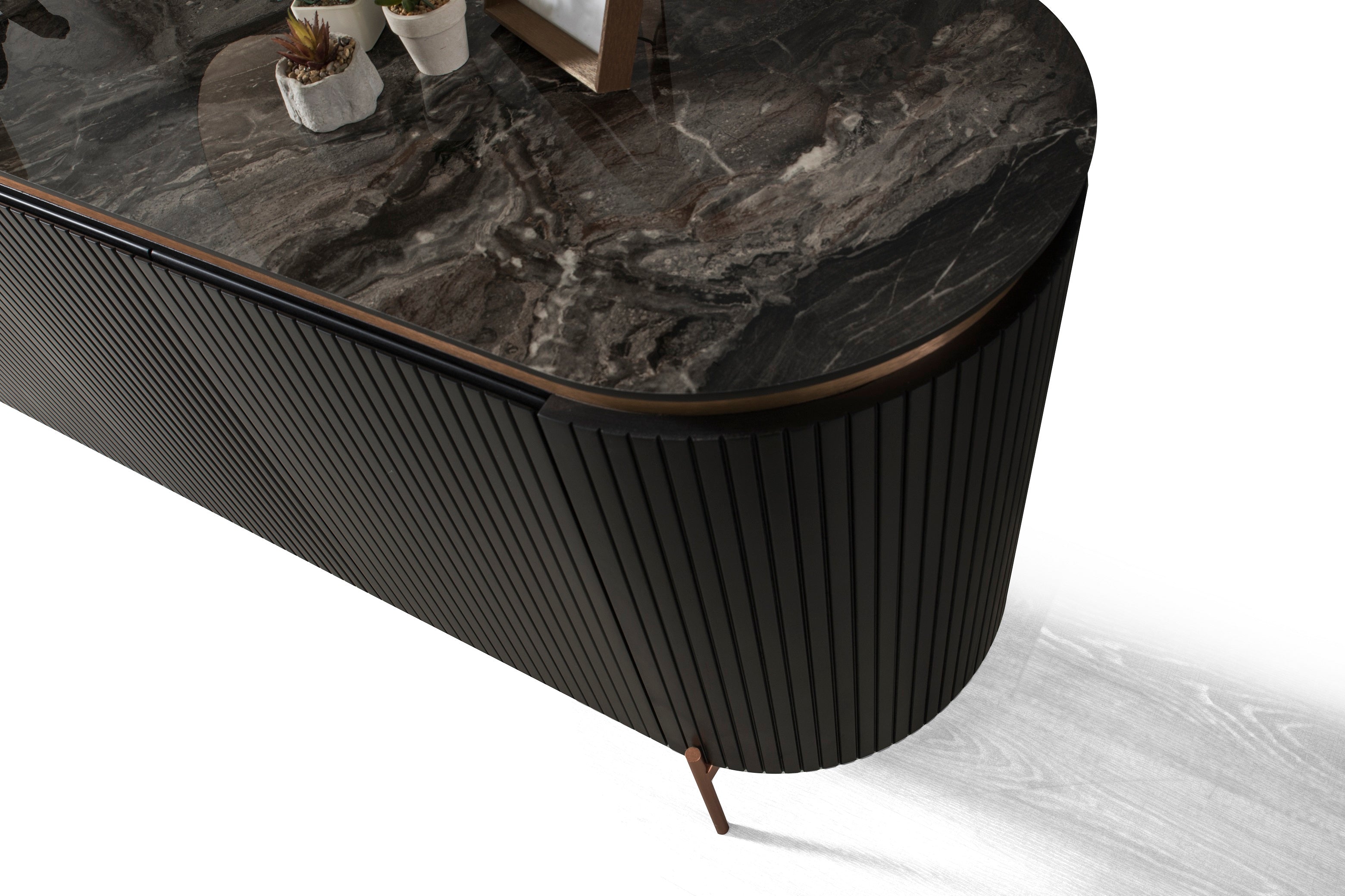 Бюфет «Tesla Black» с размер 208х78х52см