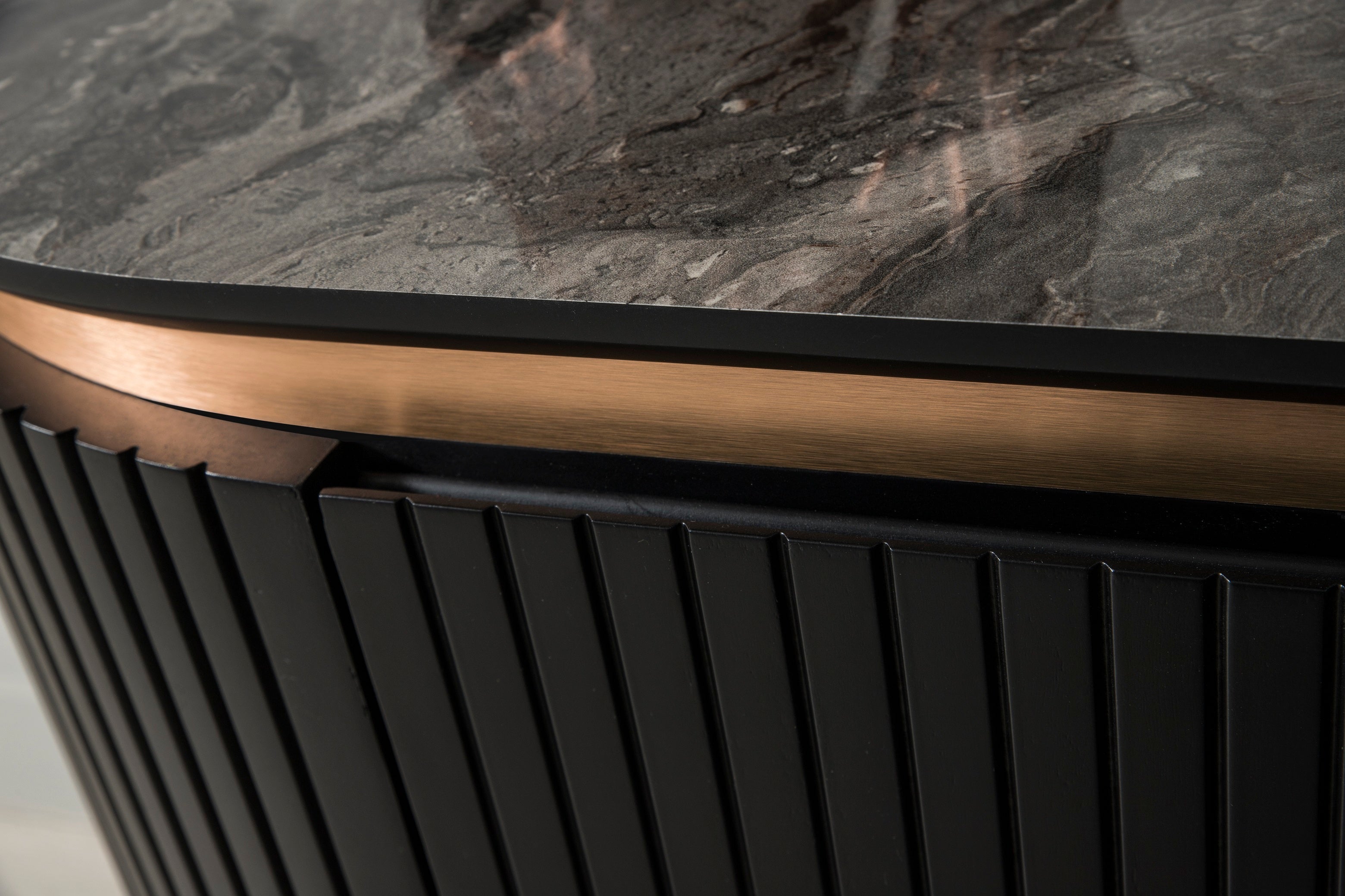 Бюфет «Tesla Black» с размер 208х78х52см