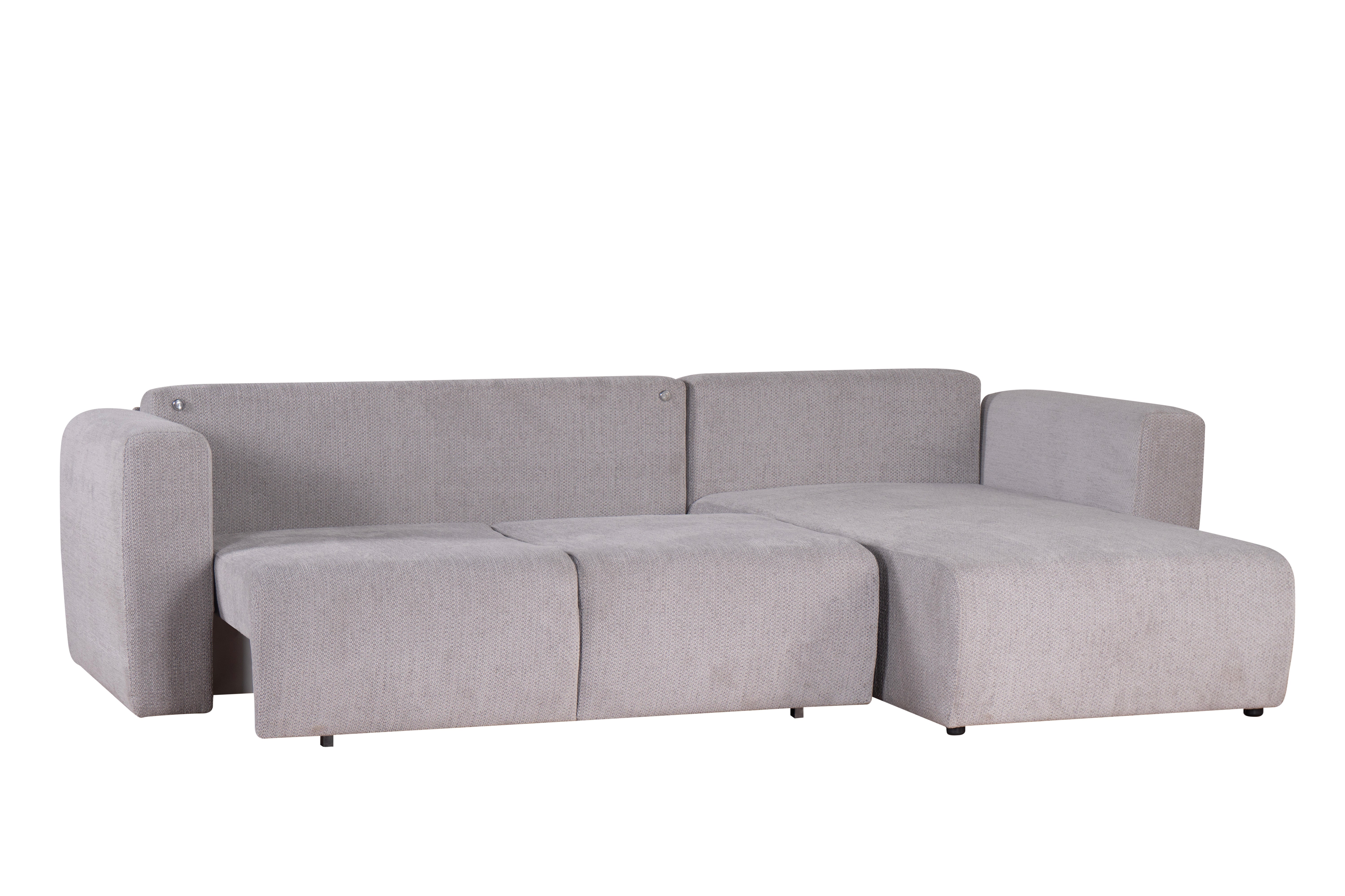 Ъглов разтегателен диван «Perry» + две декоративни възглавници, ширина 289см