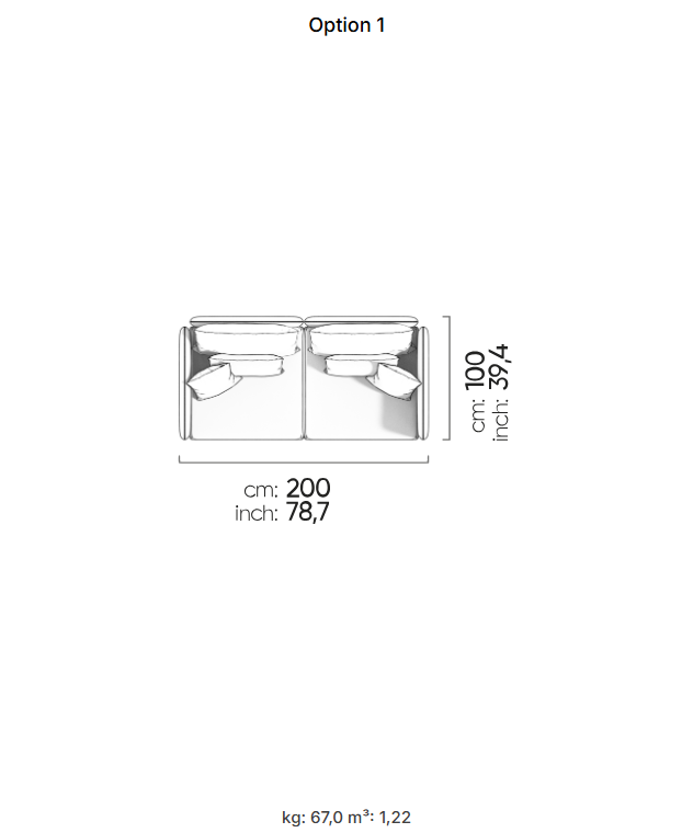 53 готови конфигурации на модулен диван «Fox»