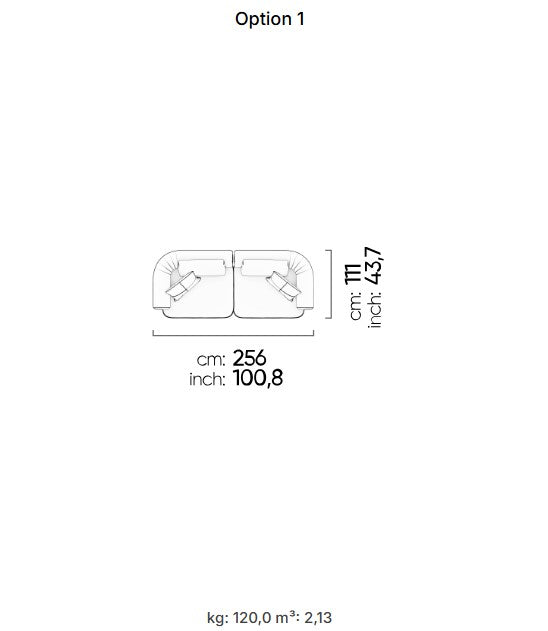 26 готови конфигурации на модулен диван «Kyoto»