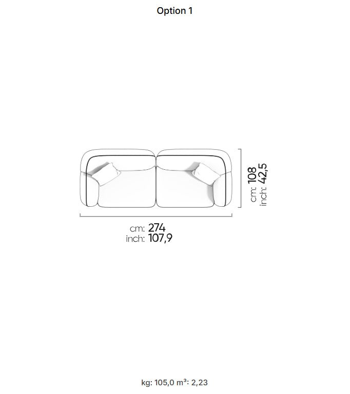 30 готови конфигурации на модулен диван «Icona» + конзолна масичка, лежанка