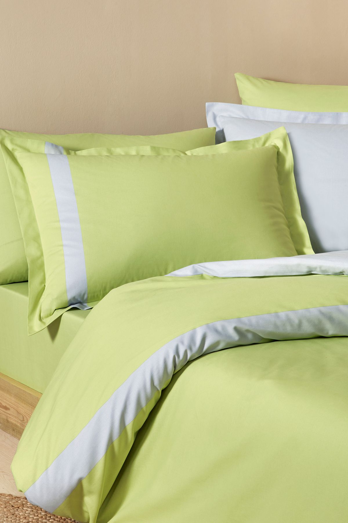 Двоен спален комплект «Colour Stripe» - 4 части, ранфорс