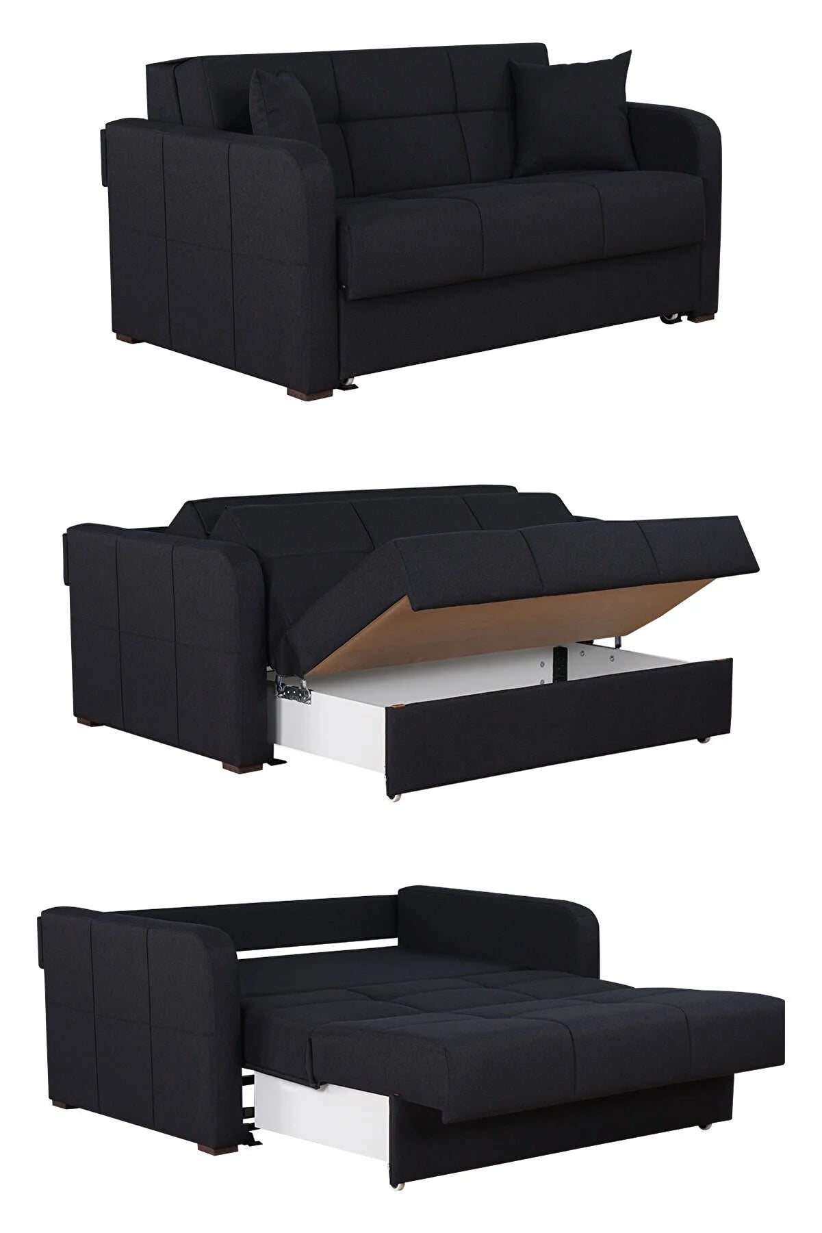 Двуместен разтегателен диван «Adonis Plus Double» - ширина 164см