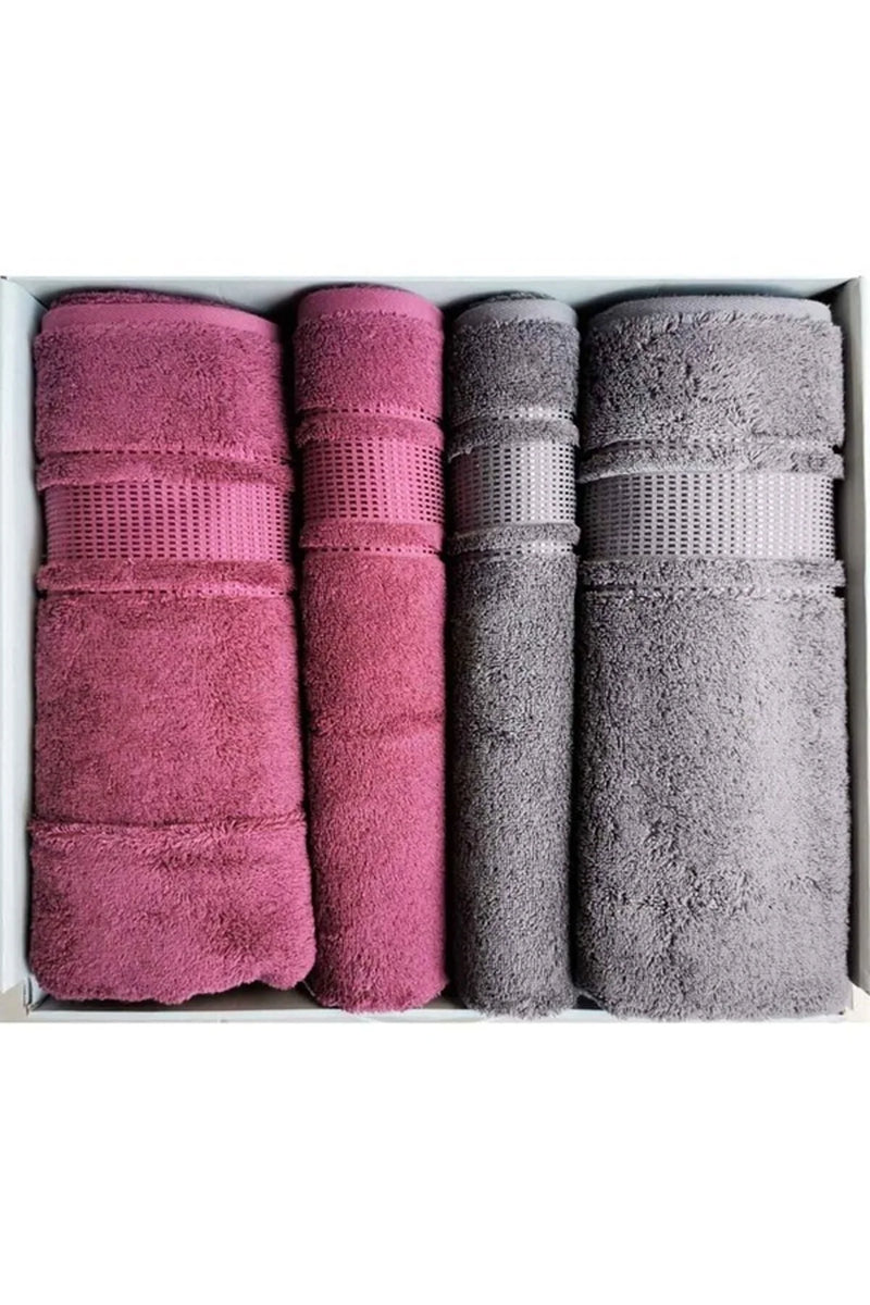 Комплект хавлии Özdilek Colourist Anthracite-Pink