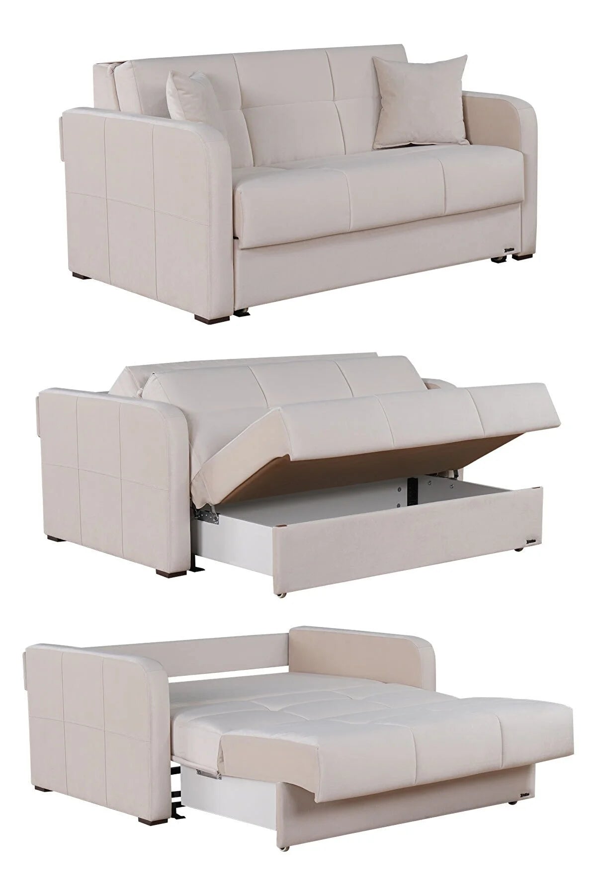 Двуместен разтегателен диван «Adonis Plus Double» - ширина 164см