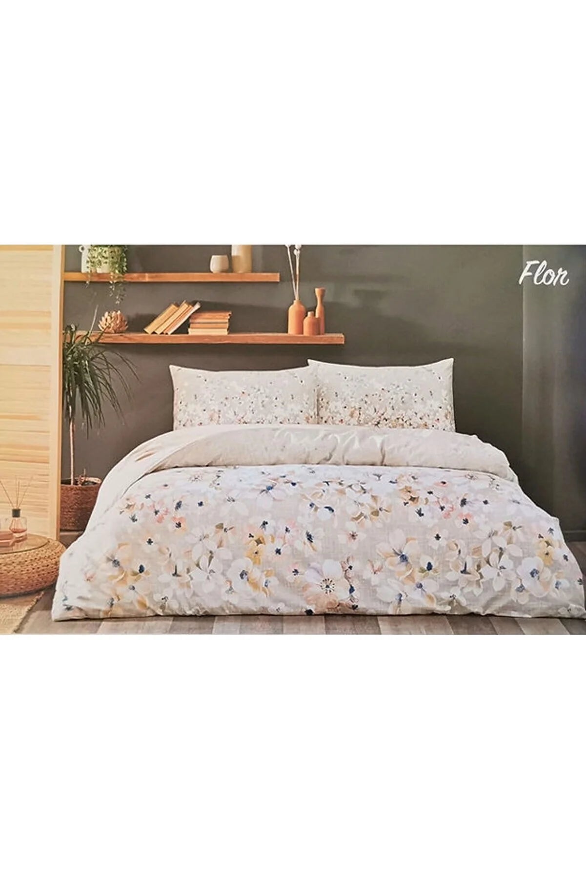 Единичен спален комплект Özdilek Sari Flor