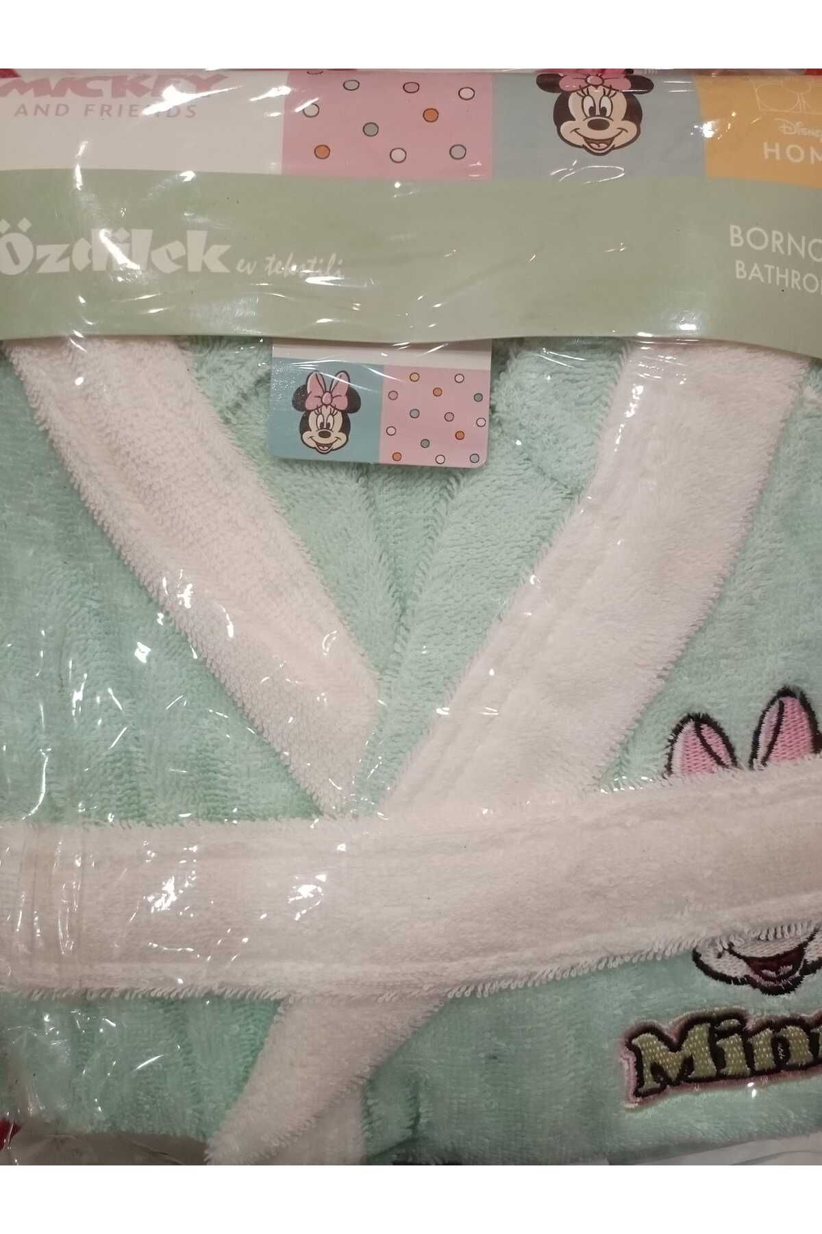 Детски халат за баня Minnie Heart Mint 11-12г.