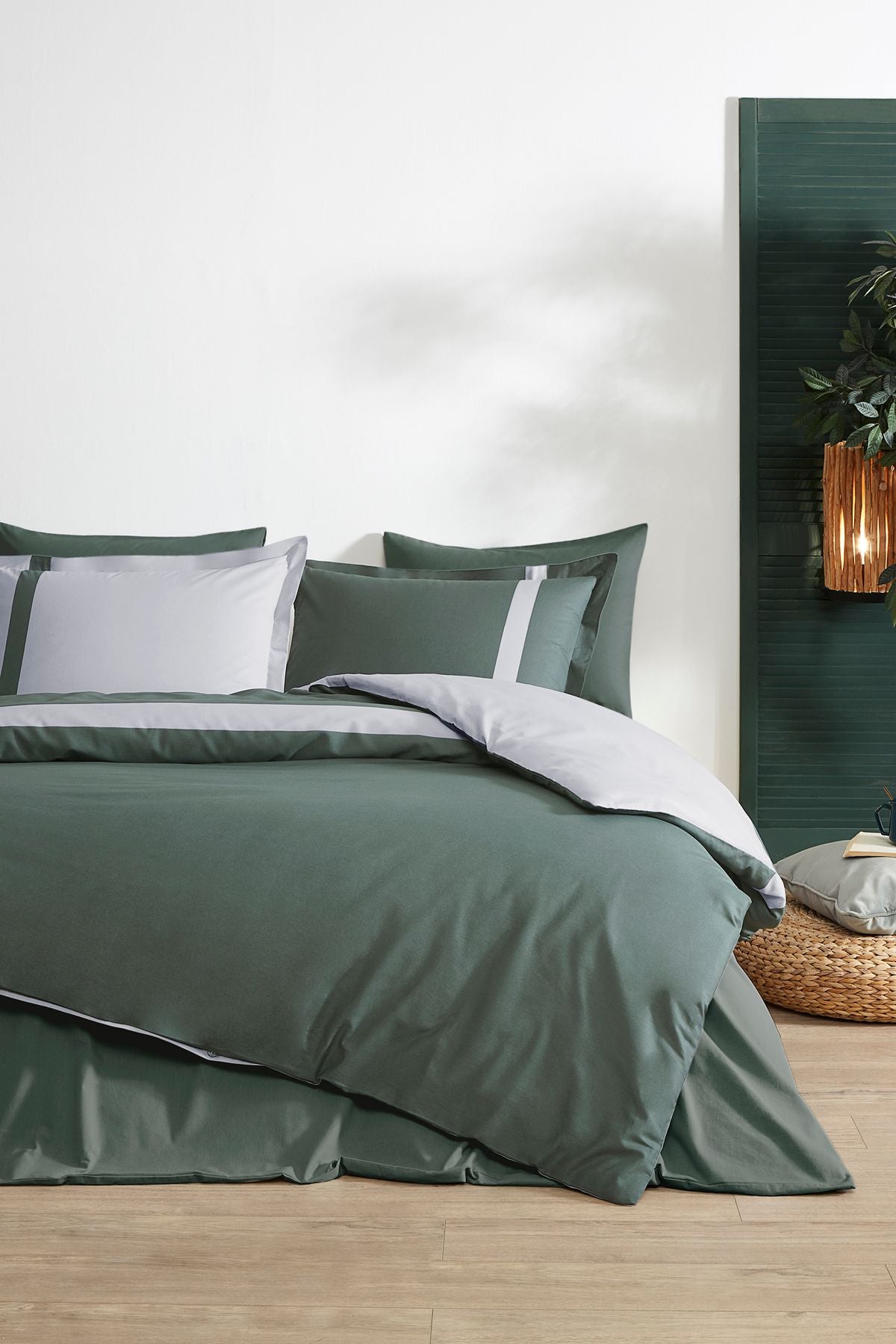 Двоен спален комплект «Colour Stripe» - 4 части, ранфорс