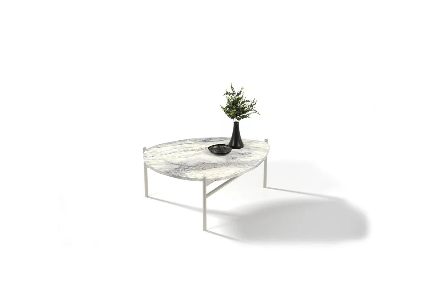 Холна маса «Pavia» - мрамор, размер 82х34х67см