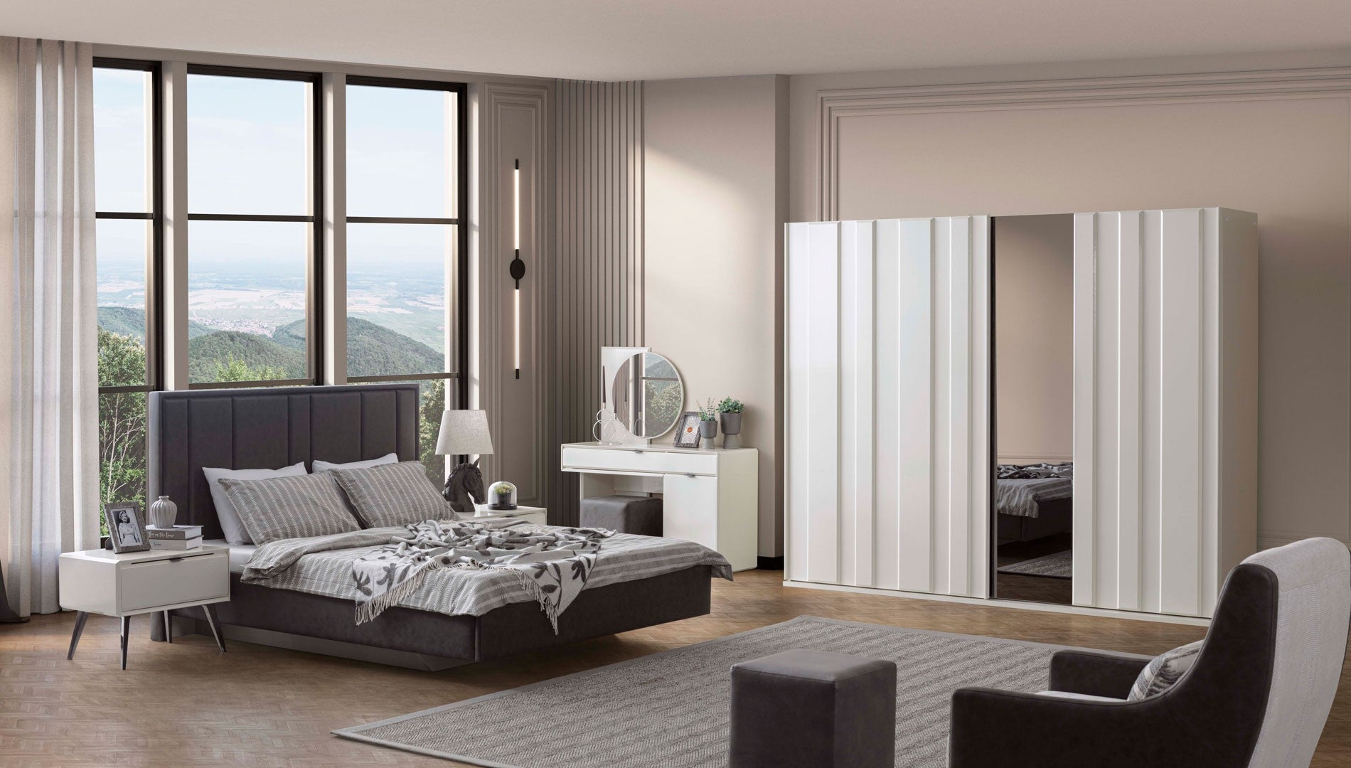 Легло «Sirius» с място за съхранение, повдигащ механизъм