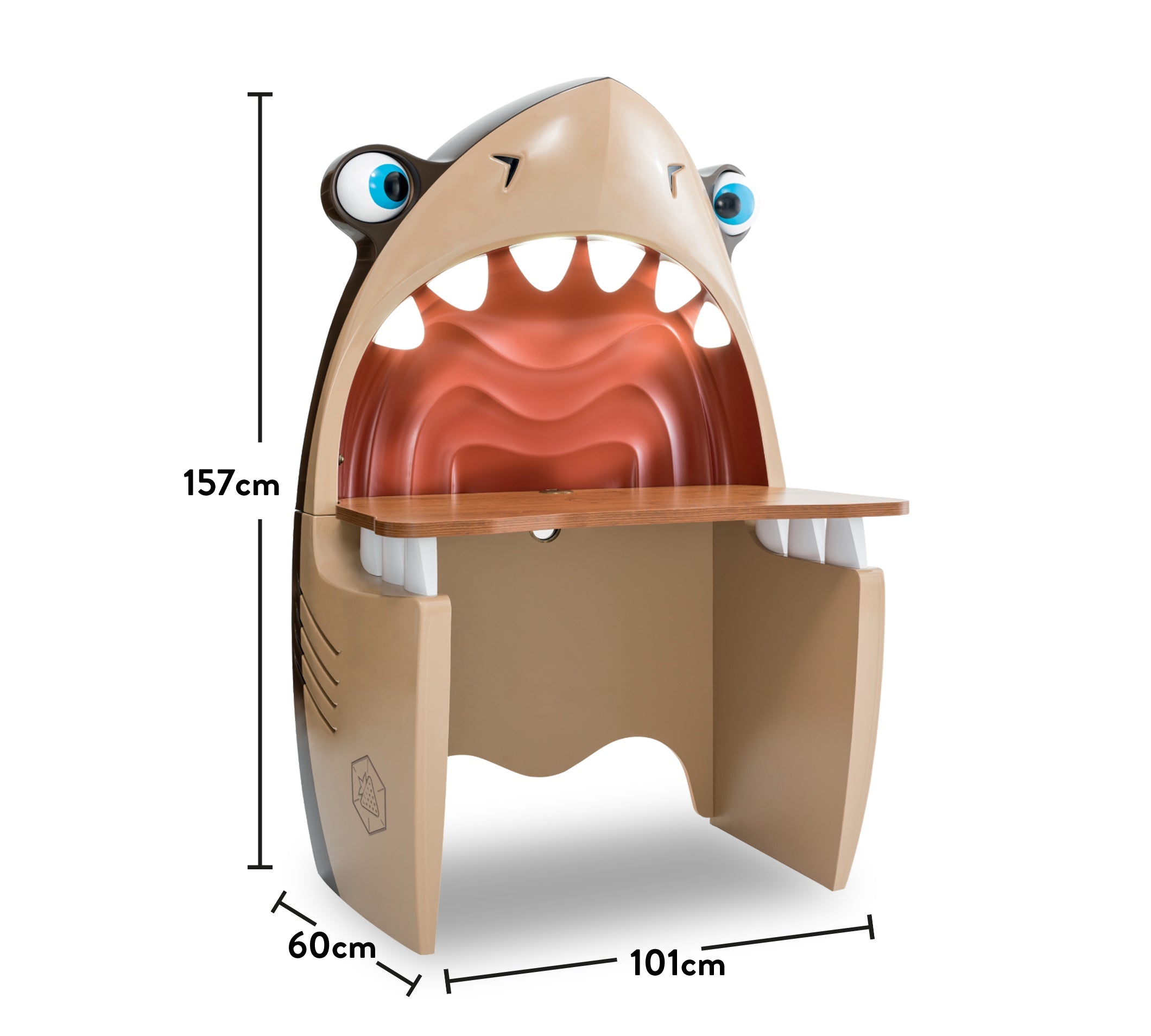 Бюро «Pirate Shark» + LED осветление, размери 101х157х60