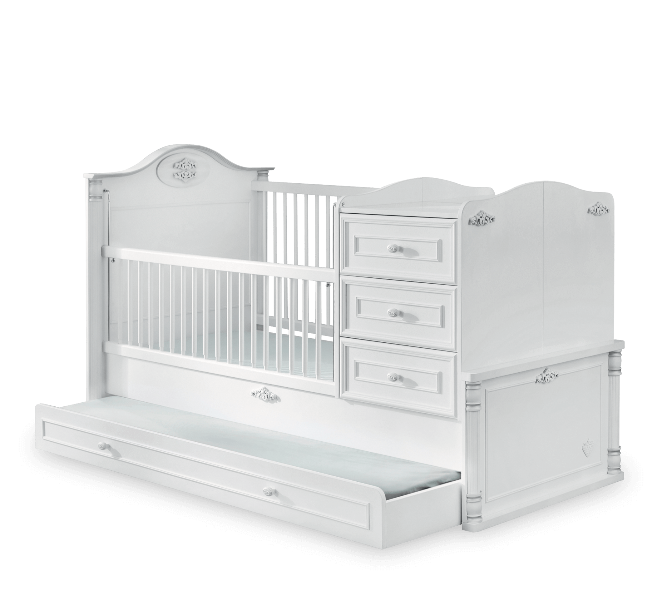 Бебешка трансформираща кошара Romantic