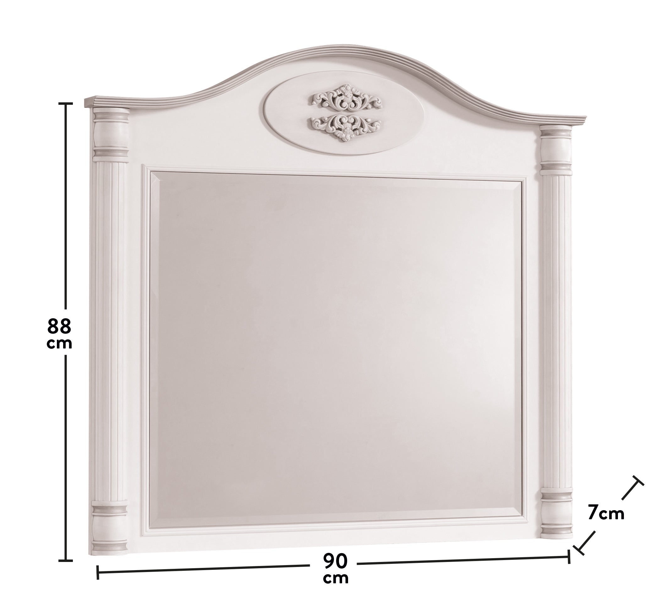 Огледало «Romantic» с размер 90х88х7см