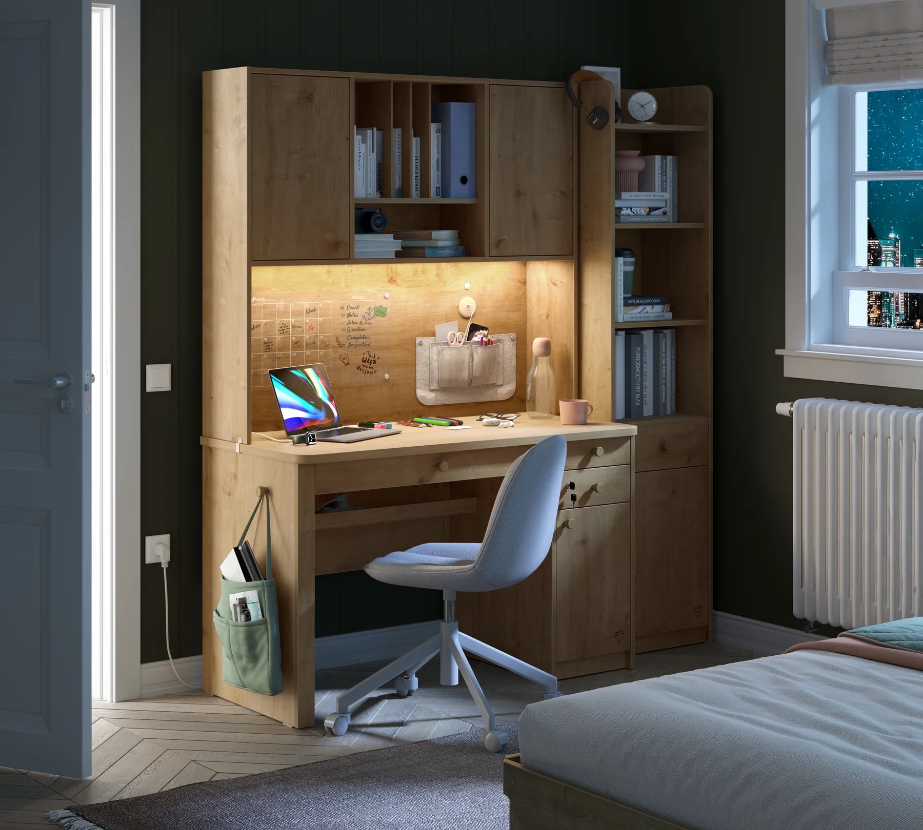 Бюро «Mocha» с 3 чекмеджета