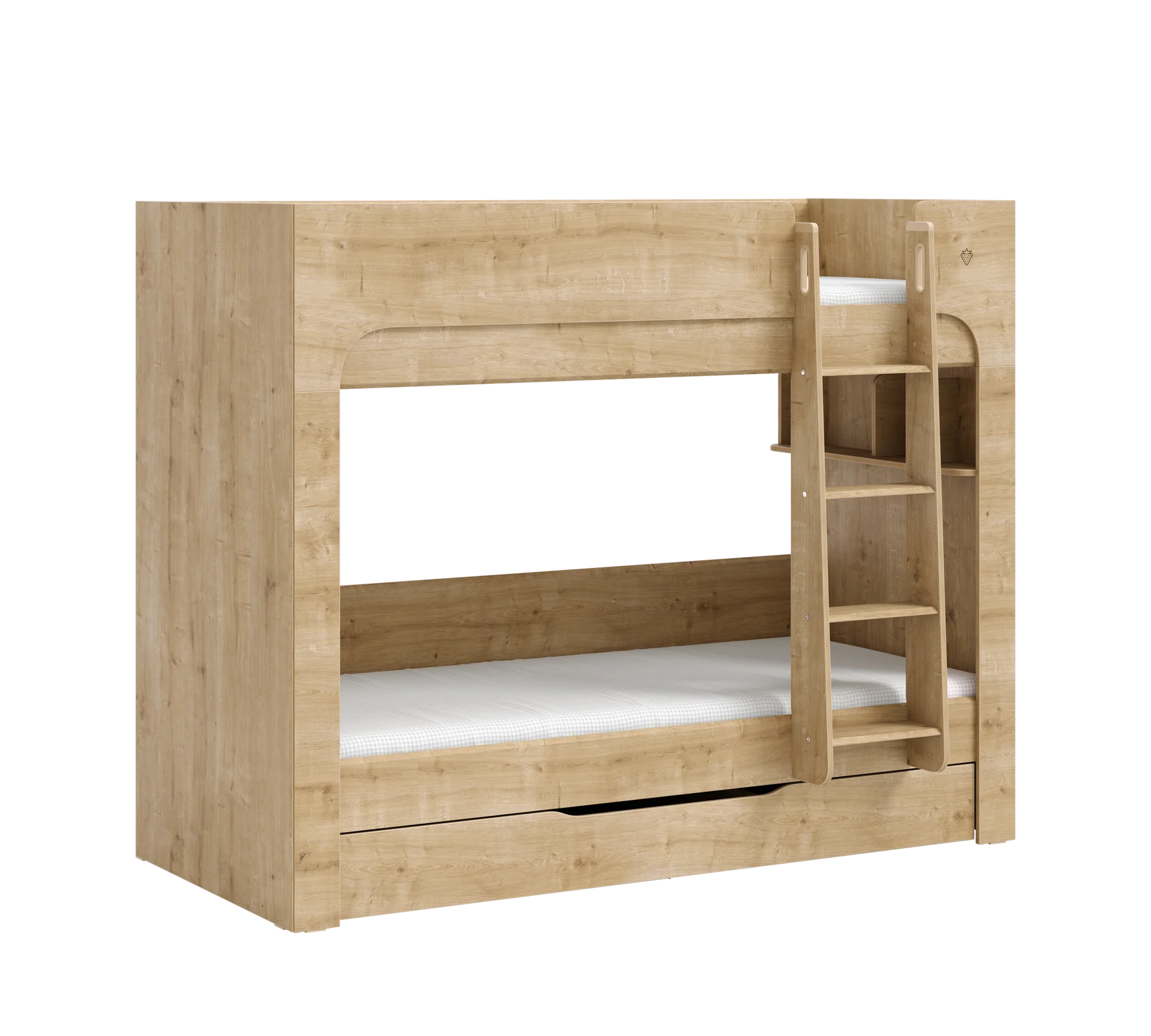 Двуетажно легло «Mocha» за матраци с размер 90x200см