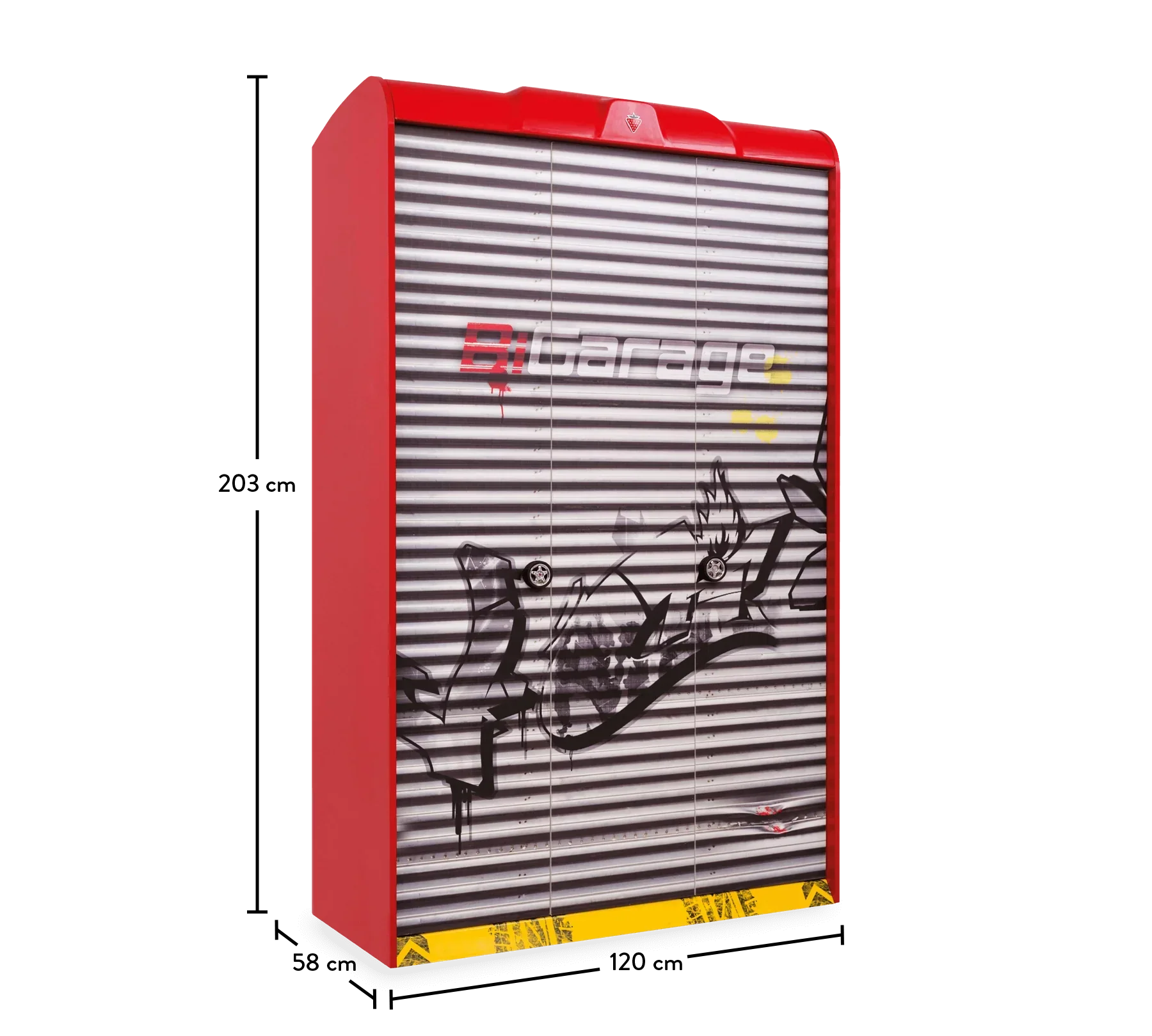 Трикрилен гардероб «Champion Racer» - ширина 120см