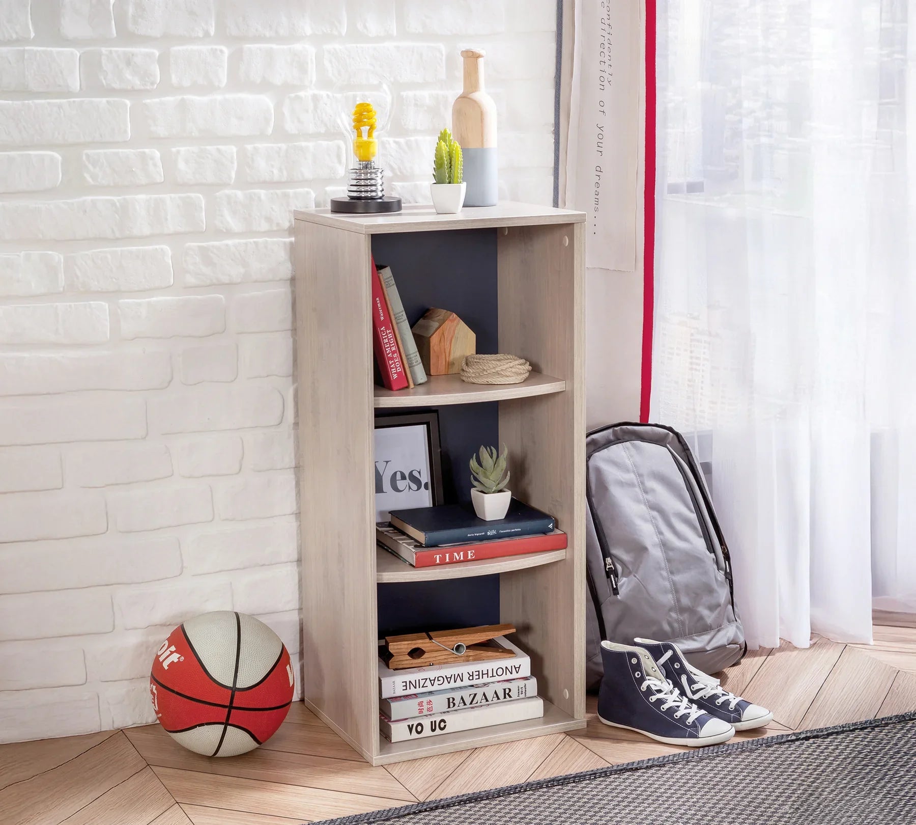 Библиотека «Trio» с размер 39x88x32см