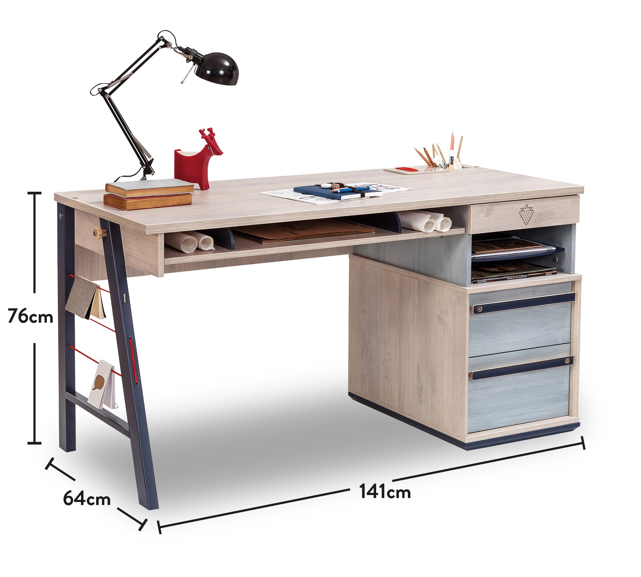 Бюро «Trio» с размер 141x76x64