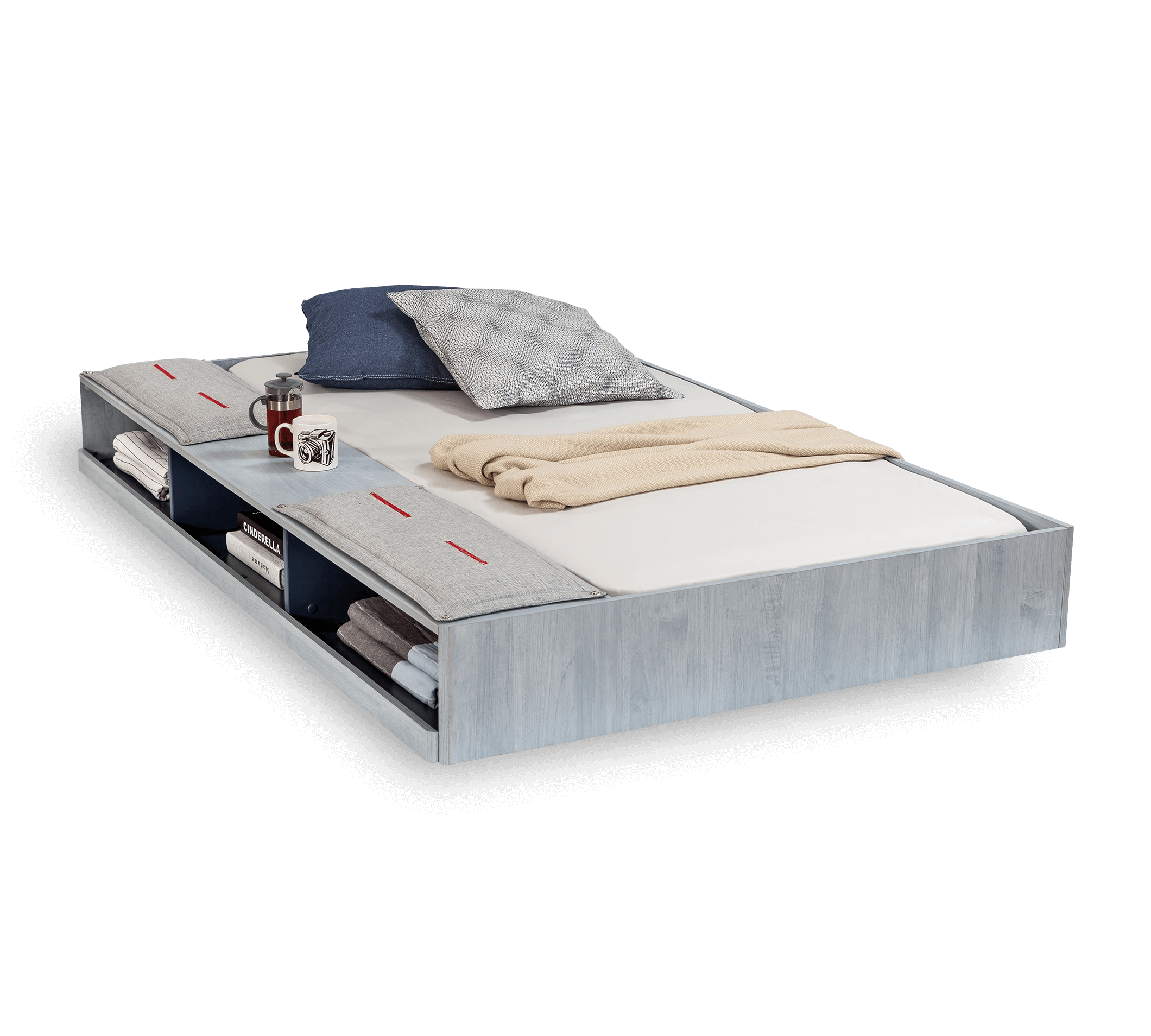 Издърпващо легло с отделения Trio