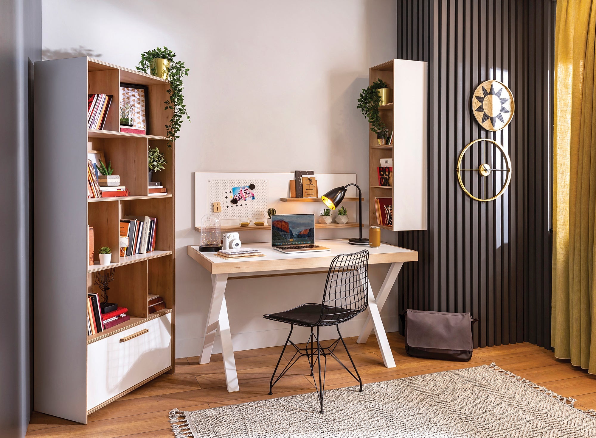 Етажерка за бюро «Modera» + органайзери, размер 120х40х14см