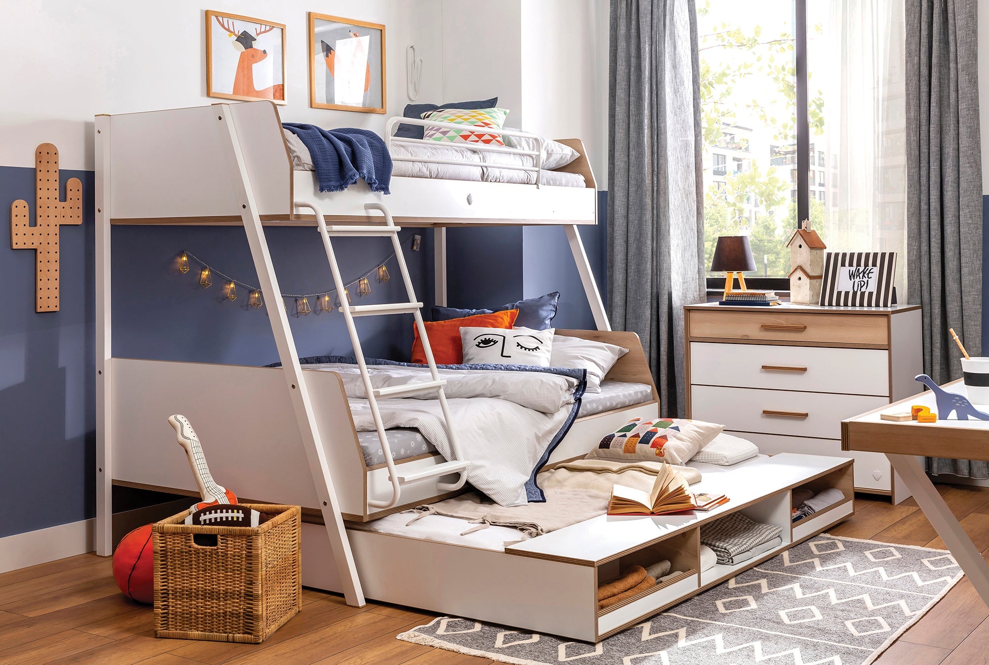 Двуетажно легло «Modera» за матраци 90x200 и 120x200см