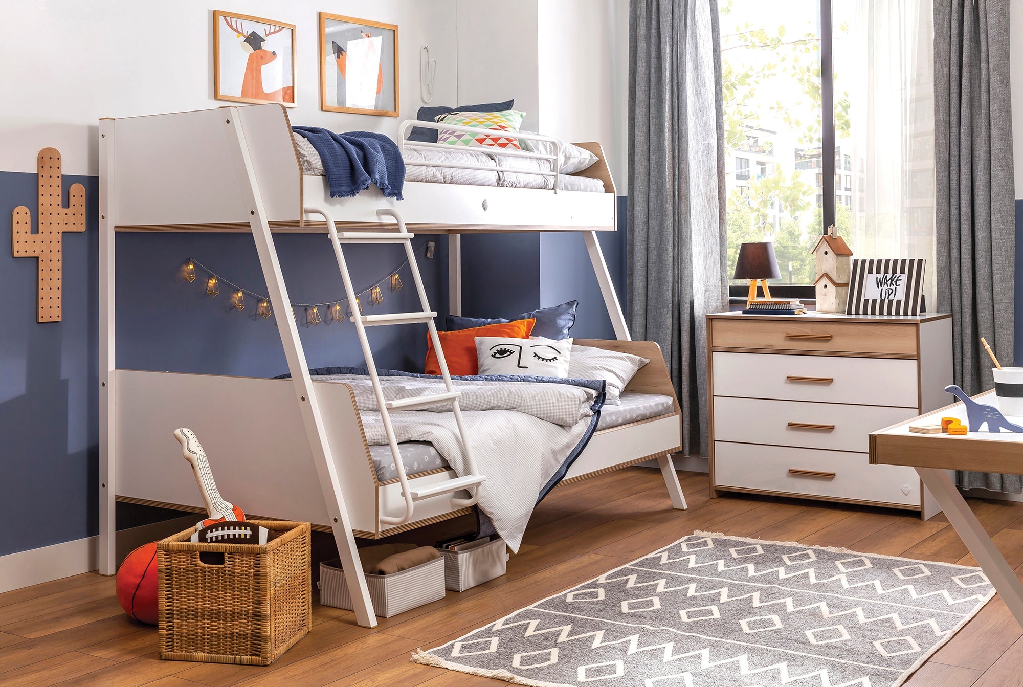 Двуетажно легло Modera 120x200см - 90x200см