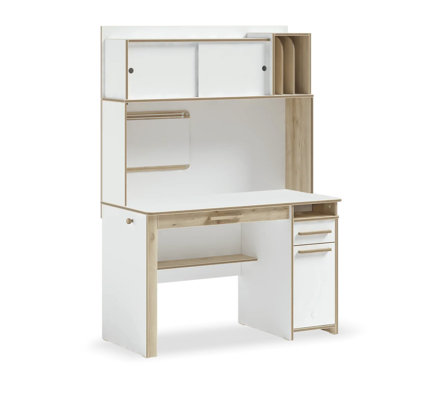 Надстройка за бюро «Modera» + органайзери, размер 118х104х29см