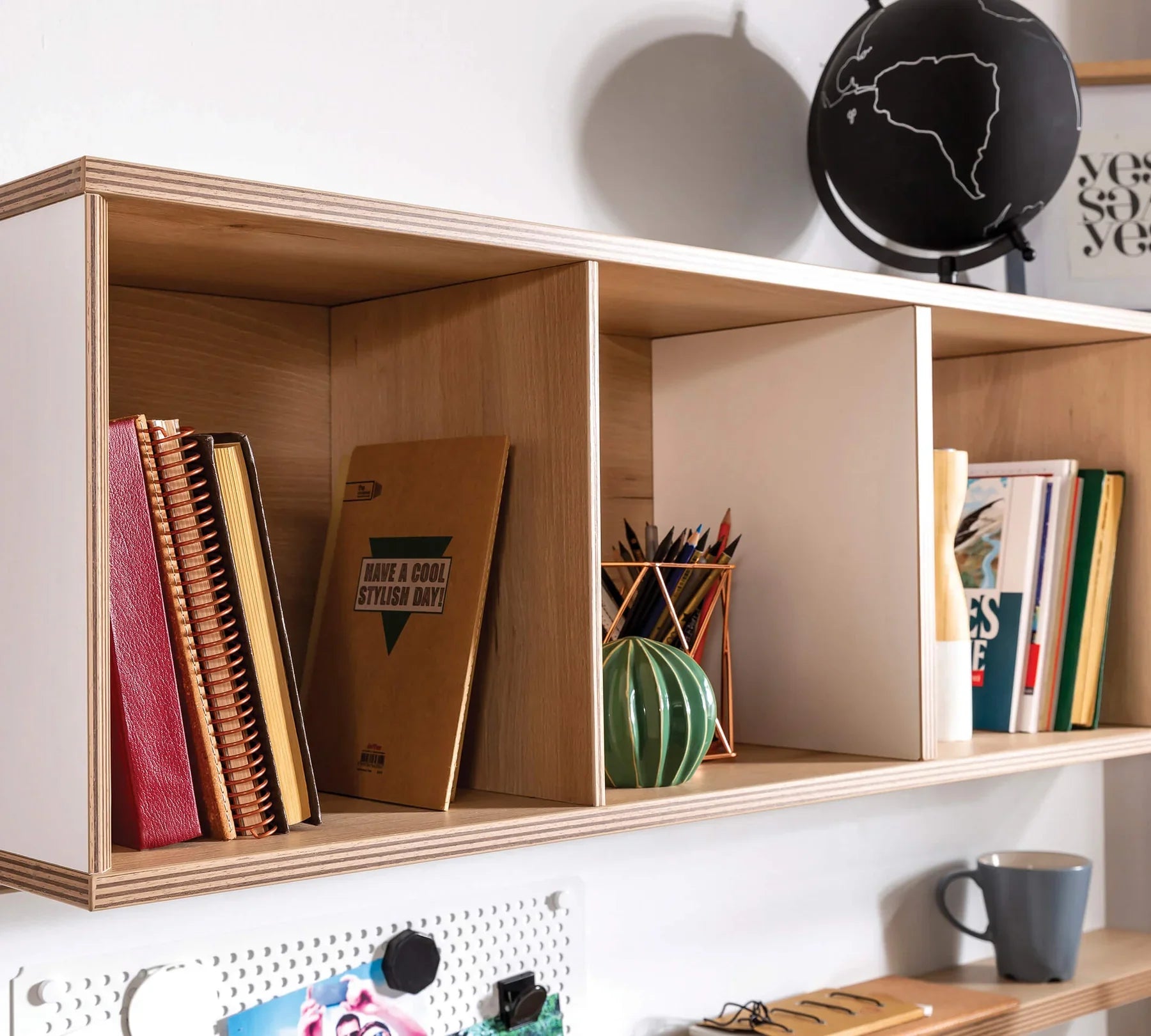 Етажерка за бюро «Modera» - размер 120х33х27см