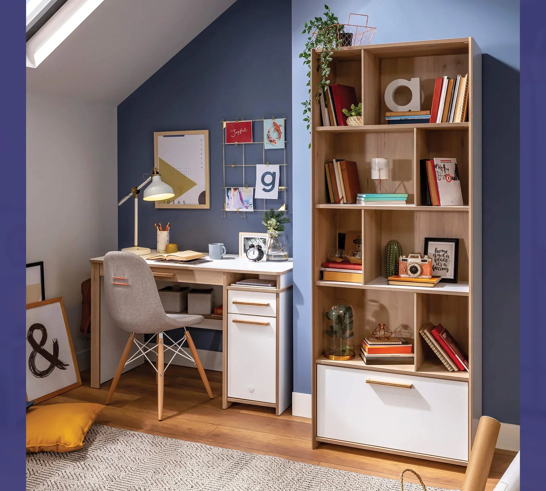 Библиотека «Modera» с размер 71x182x35см