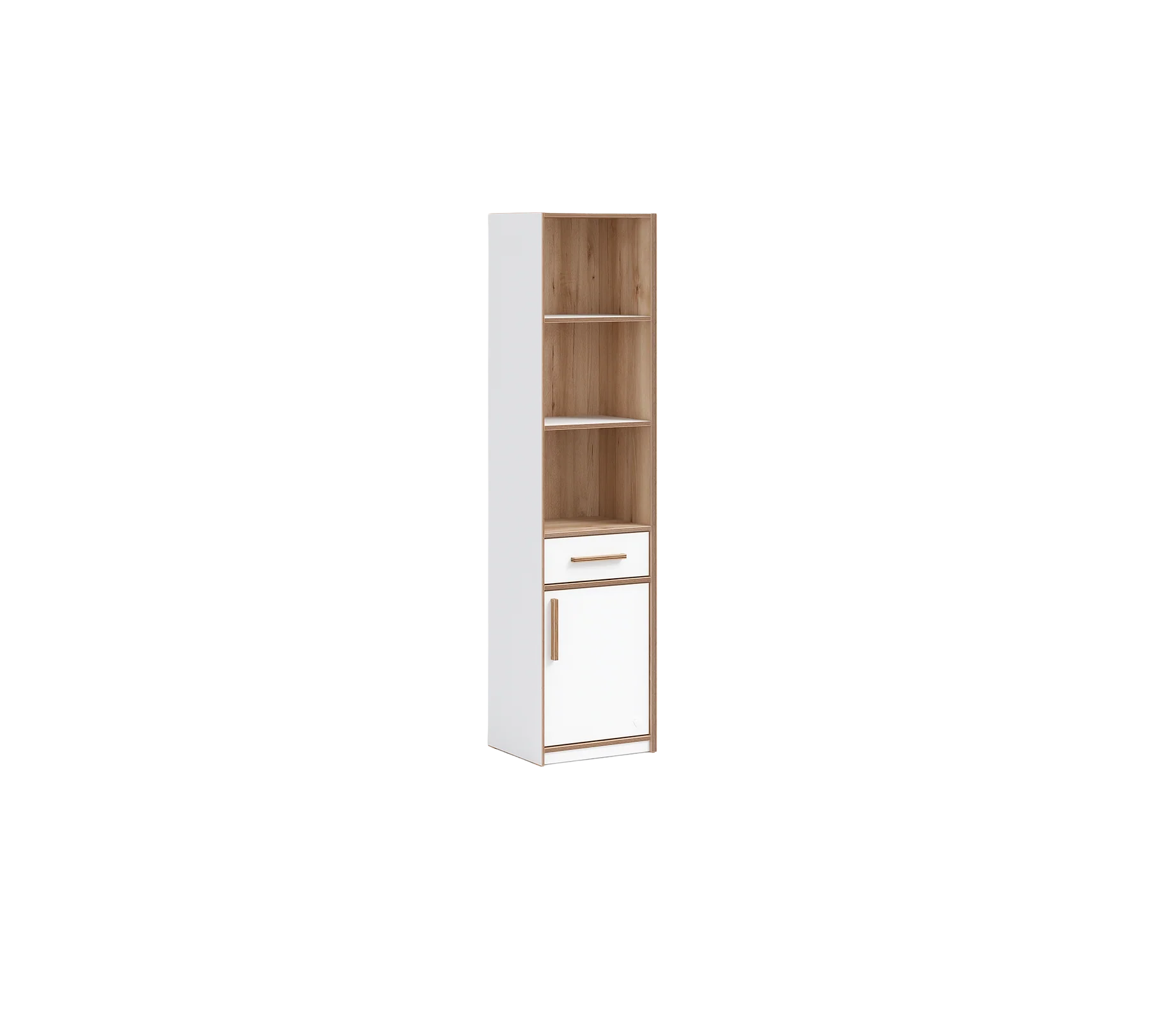 Библиотека «Modera» с чекмедже и шкаф, размер 44x181x38см
