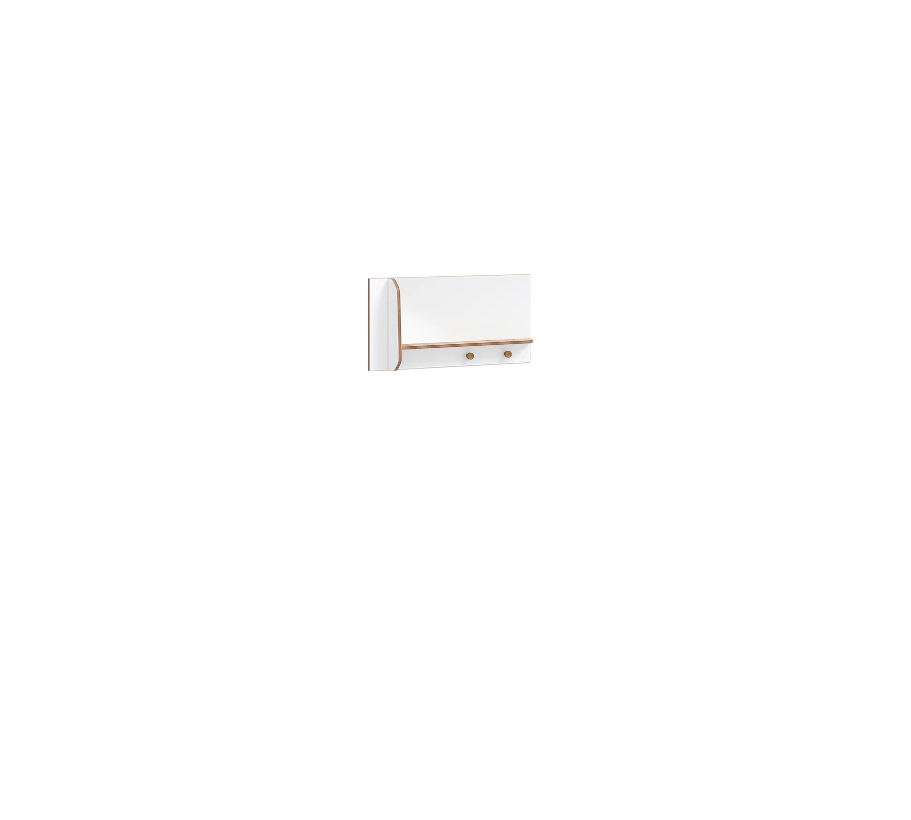 Огледало «Modera» + рафт и закачалка, размер 80х39х11см