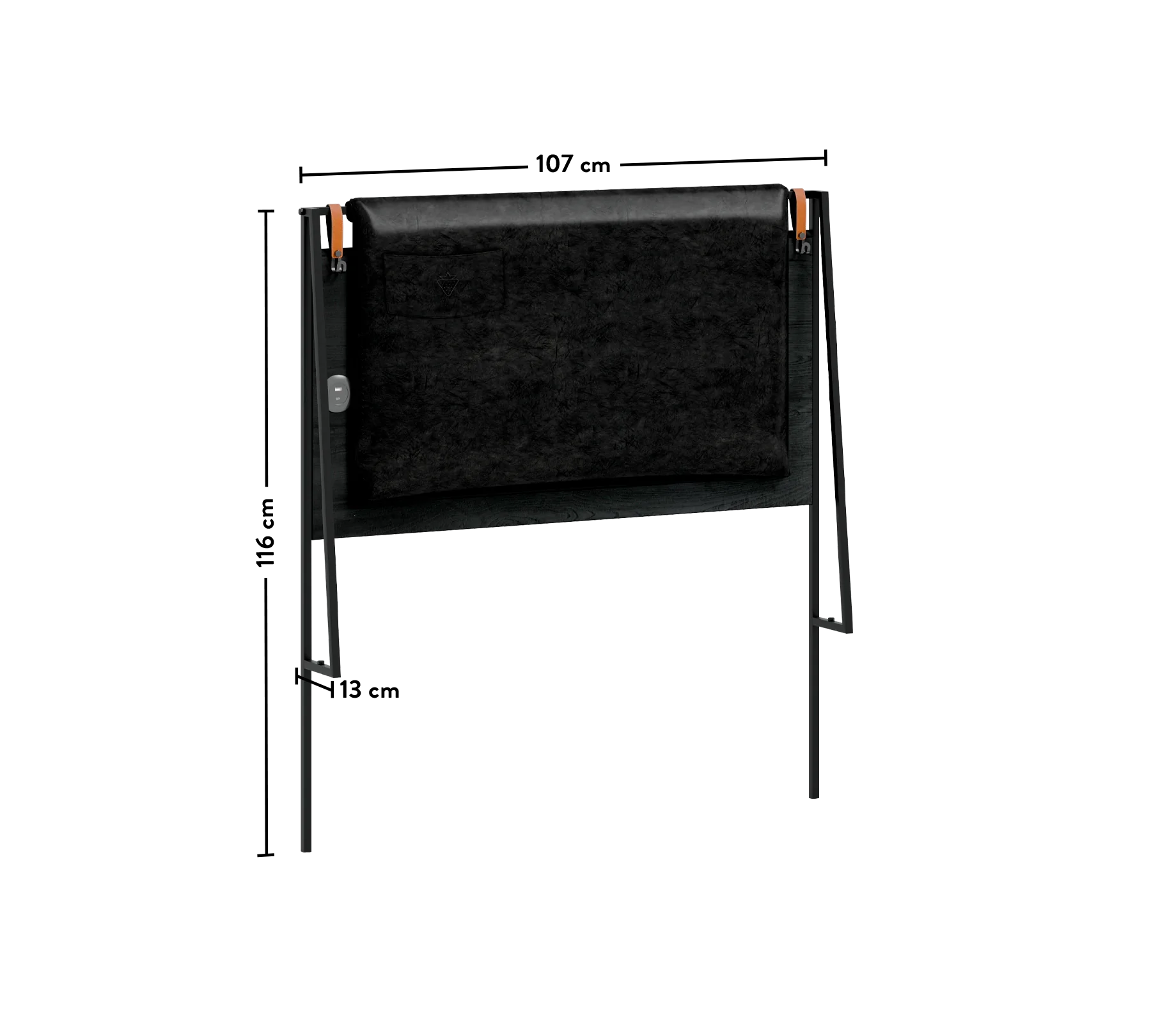 Табла за легло «Dark Metal»