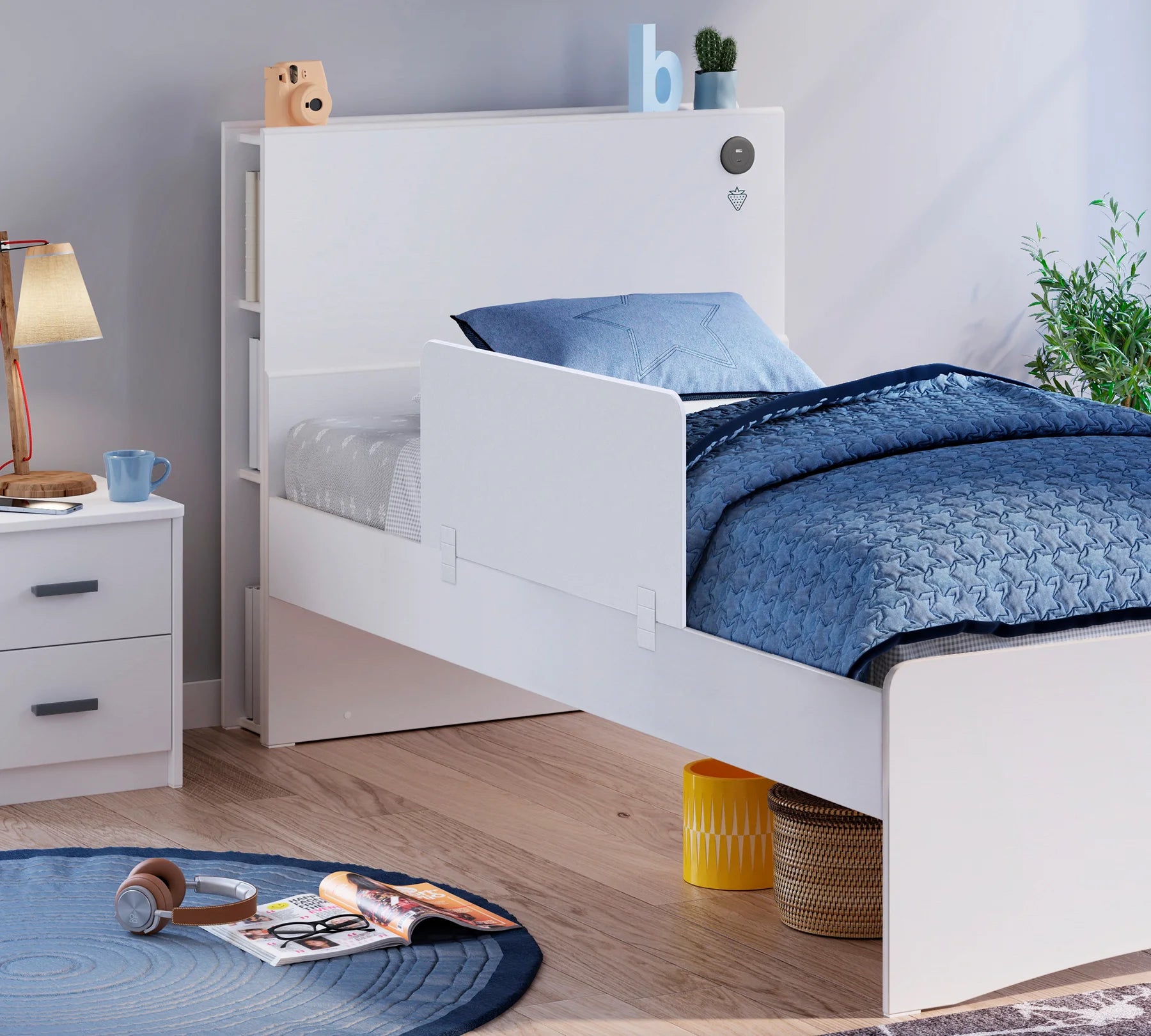 Предпазна преграда за легло «White»