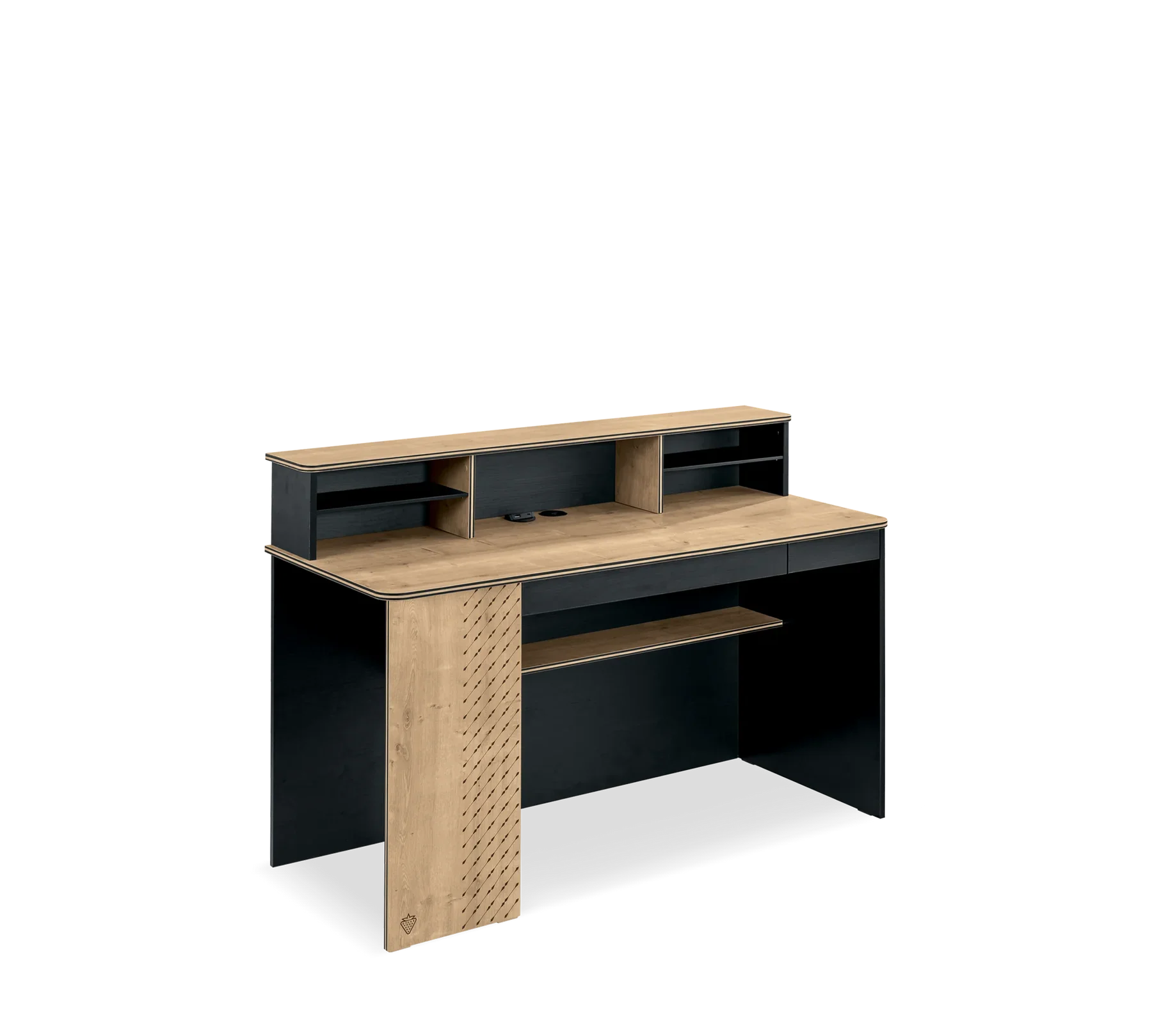 Надстройка за бюро «Black» - размер 138х21х21см