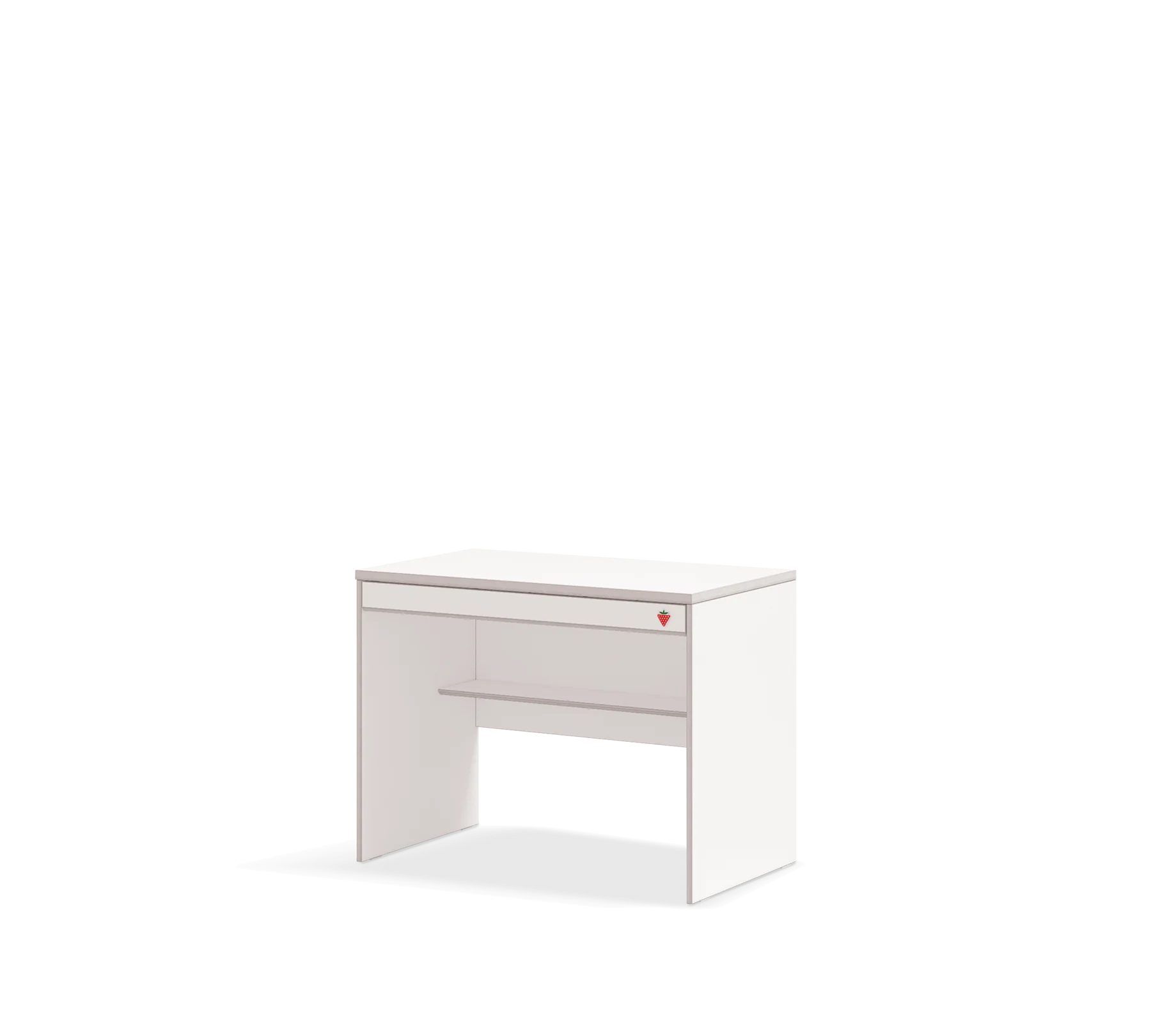 Модулно двуетажно легло «Studio White» - Сет 6, с легло, бюро и гардероб