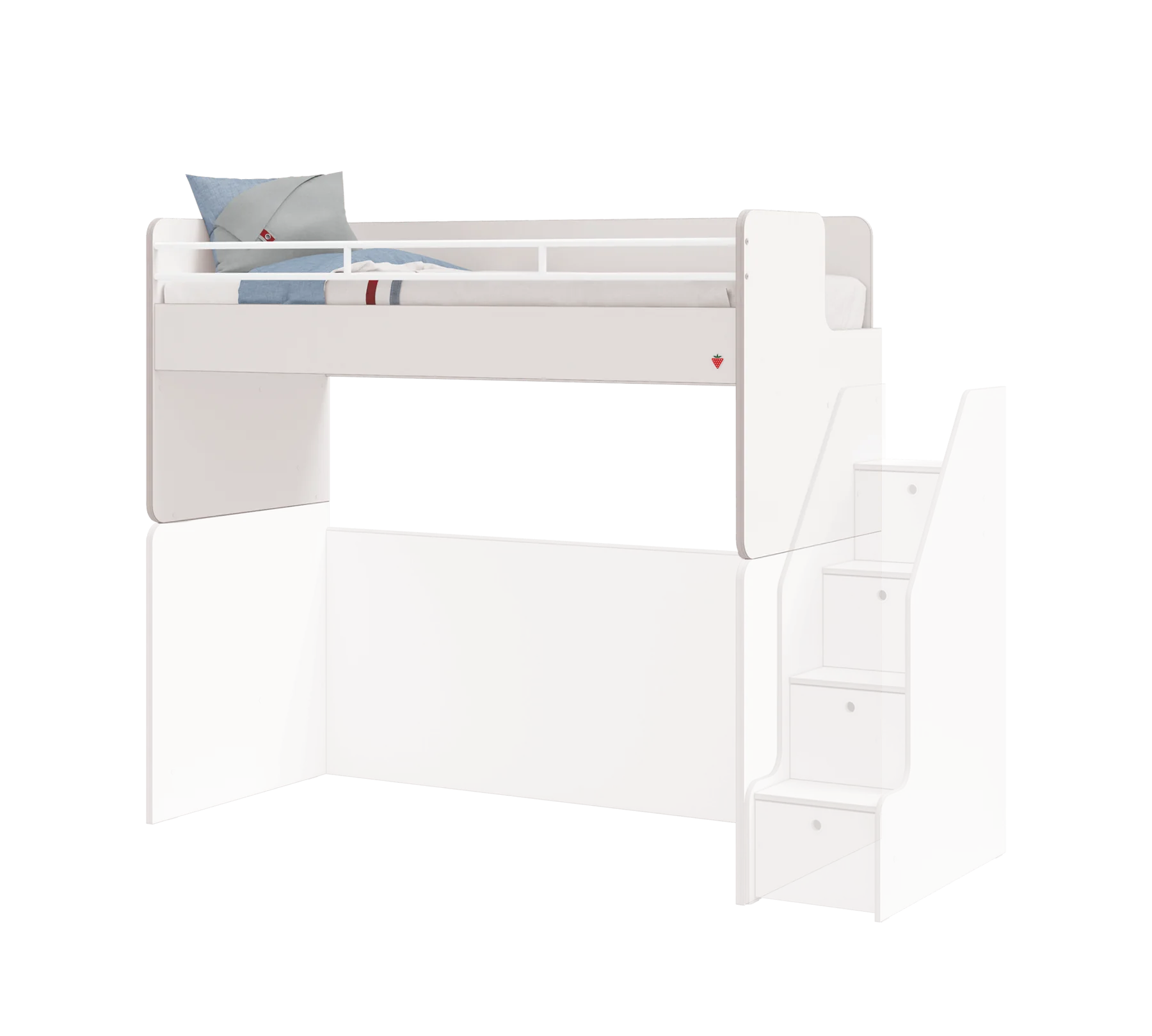 Горно легло Studio White (90x200см)