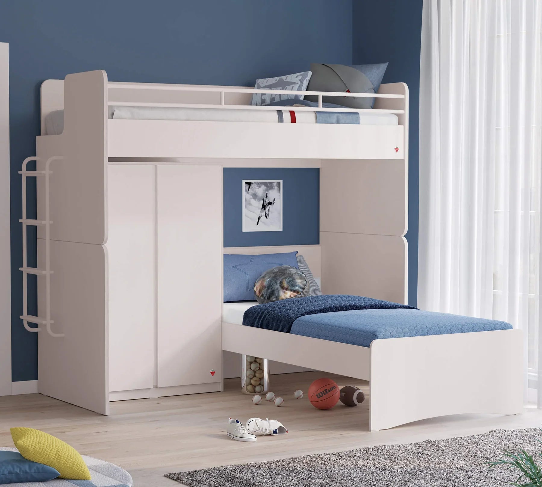 Легло Montes Studio White (100х200см)