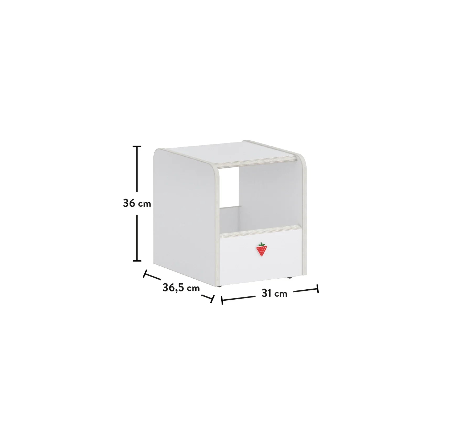 Игрален куб (табуретка) Montes White