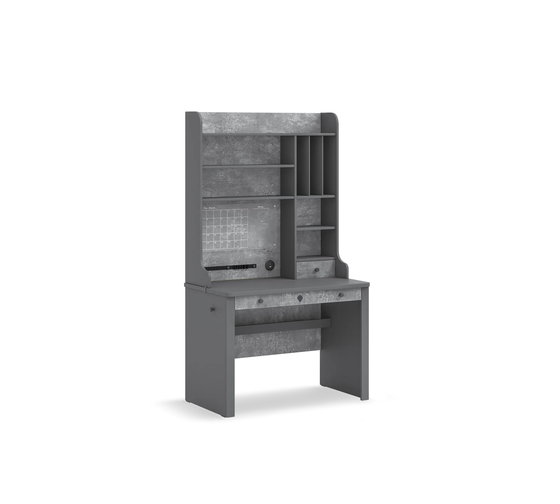 Надстройка за бюро «Space Gray» - размер 102х108х33см