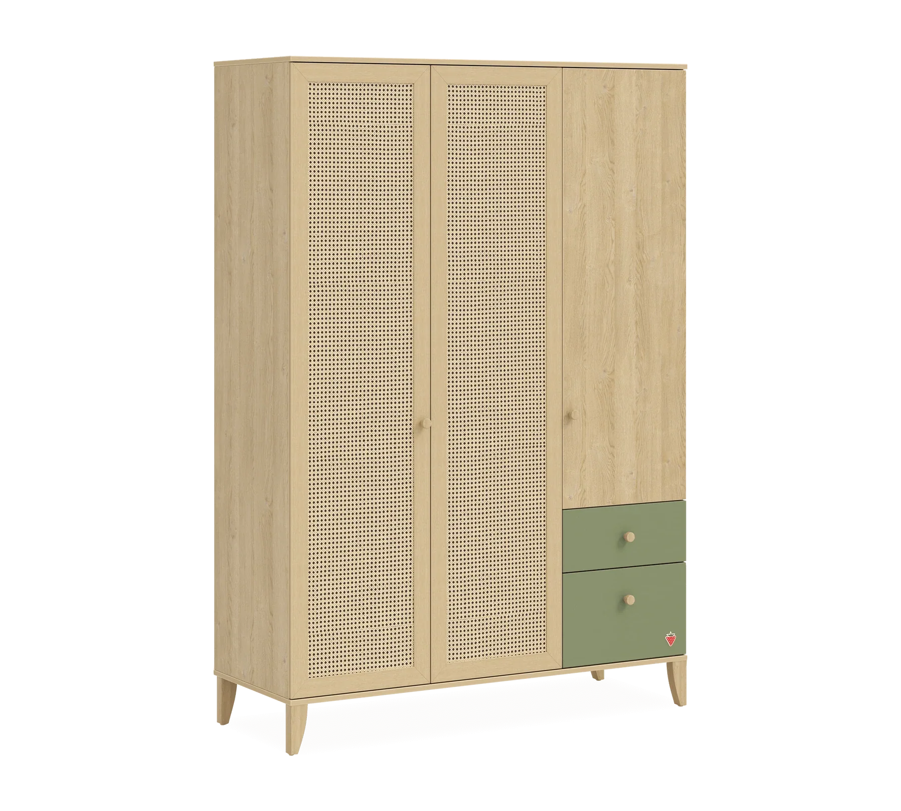 Трикрилен гардероб «Loof Baby» - ширина 137см