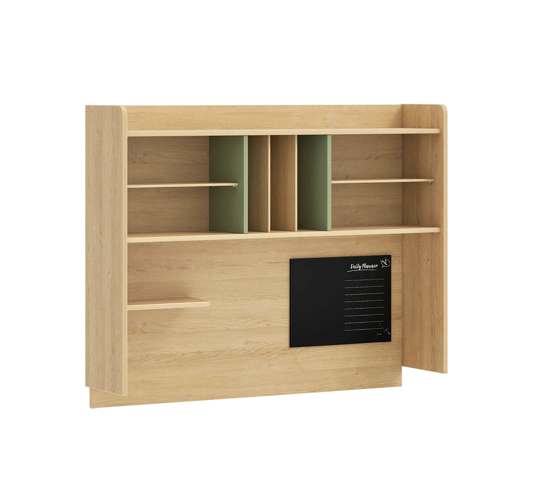 Надстройка за бюро «Loof» + USB зарядна станция, размер 115х98х29см